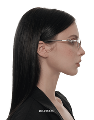 Kính LOOKARK "Seraphim" Gọng Oval Bạc