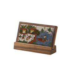 Lót ly gốm "Set 2 - Thường nhựt"