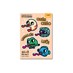 Nhãn dán "Quán cháo líu lưỡi" [2 loại]