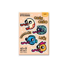 Nhãn dán "Quán cháo líu lưỡi" [2 loại]