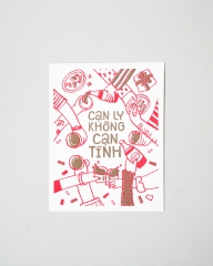 Bưu thiếp "Cạn Ly Không Cạn Tình"