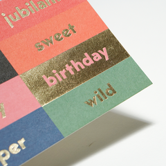 Thiệp "Birthday Typo"