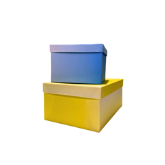 Hộp quà hoạ tiết gói sẵn "Gradient Yellow" [2 loại]
