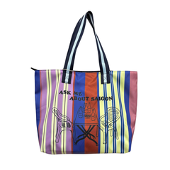 Túi Tote Bạt Pop Stripe [3 loại]