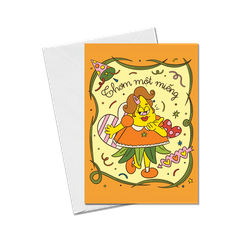 Thiệp "Thơm một miếng"