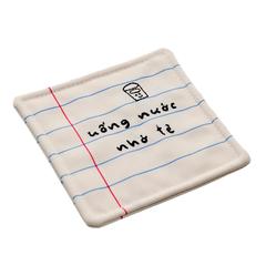 Set of 4 Lót Ly Vải "Reminder"