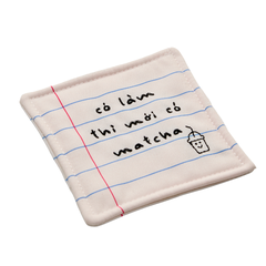 Set of 4 Lót Ly Vải "Reminder"