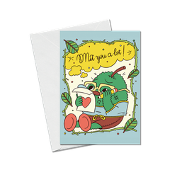 Thiệp "Mít you a lot!"