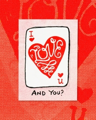 Thiệp " I Love U And You?"