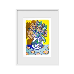 Tranh Riso A3 "Dragon Vase"