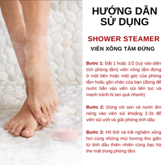 Viên xông tắm đứng 95gr "FULL OF LOVE"