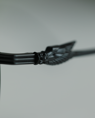 Kính LOOKARK "Raven" Gọng Oval Nhám đen