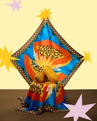 Khăn Bandana Lụa "Đu Đủ"