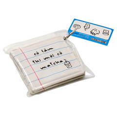 Set of 4 Lót Ly Vải "Reminder"