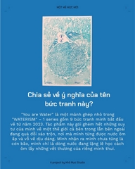 Tranh Riso A3 "You are Water" [MMMM 18]