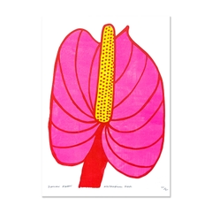 Tranh Riso A3 "Anthurium Pink"