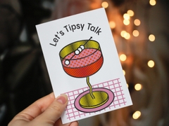 Thiệp "Let's Tipsy Talk"