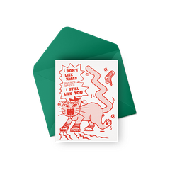 Thiệp "I don't like Xmas, but I still like you"