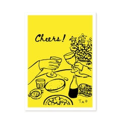 Cheers A4 Print