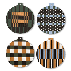 Lót ly "Xmas Baubles & Coasters" [2 loại]