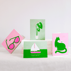 Thiệp Riso "Sail Away With Me"