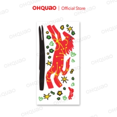 Decal Dán Kính "Ngựa Đỏ"