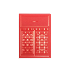 Sổ "Cửa Sắt - District 1" - Đỏ