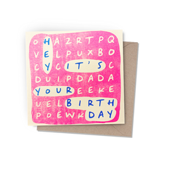 Thiệp Riso "Hey, It's your birthday"