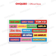 Bưu thiếp "International Cities"