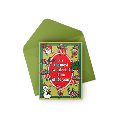 Thiệp " It's the most wonderful time of the year"