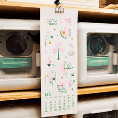 Lịch Tattoo Risograph 2025