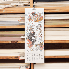 Lịch Tattoo Risograph 2025