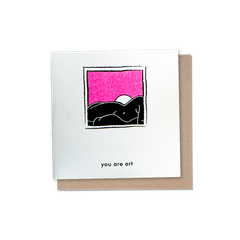 Thiệp Riso "Bodyscape Sunset"