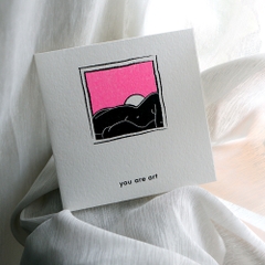 Thiệp Riso "Bodyscape Sunset"
