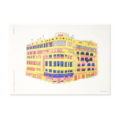 Tranh Riso A3 "Saigon Boulevard 01 Eden"
