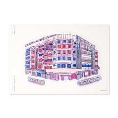 Tranh Riso A3 "Saigon Boulevard 02 Apartments Pasteur"