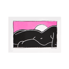Tranh Riso A4 "Bodyscape Sunset"
