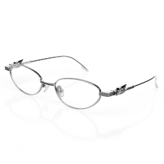 Kính LOOKARK "Seraphim" Gọng Oval Bạc