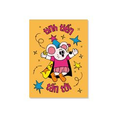 Thiệp "Tình Tiền tấn tới"