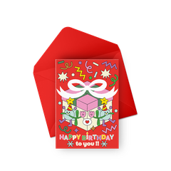 Thiệp "Happy Birthday To You"
