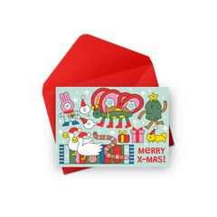 Thiệp "Merry-Xmas!"