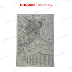 Tranh Riso A3 "Sài Gòn Map"