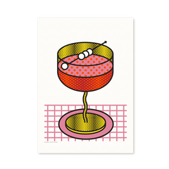 Tranh kỹ thuật số A2 A3 A4 "Martini"