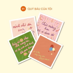 'Nếu yêu ai xin đừng ngại bày tỏ' Postcard Set