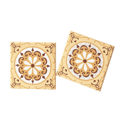Lót ly gốm "Set 2 - Gạch của nội"