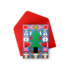 Thiệp "Christmas Tree Graphic"