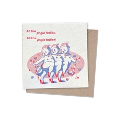 Thiệp "All the jingle ladies"