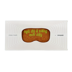 Mặt nạ ngủ vải Linen "Ngủ đủ 8 tiếng mới dậy"