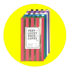 Stripe Lì Xì Lucky Envelopes (Pack of 6)