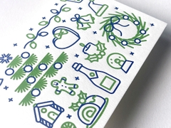 Thiệp "Christmas Doodle"